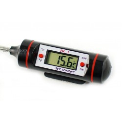 Termometru digital cu sonda, afisare LCD si capac - Ideal pentru alimente, lichide, camera etc.