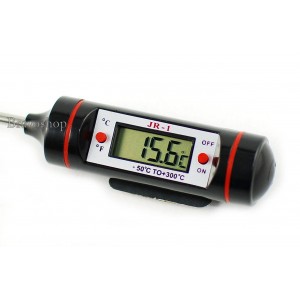 Termometru digital cu sonda, afisare LCD si capac - Ideal pentru alimente, lichide, camera etc.