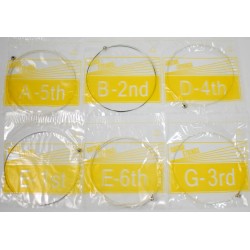 Set corzi profesionale pentru chitara clasica - Set 6 corzi chitara acustica