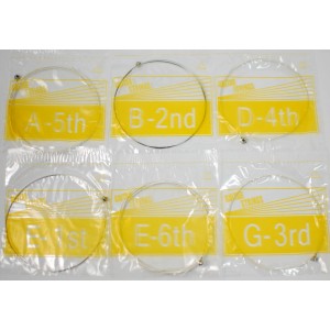 Set corzi profesionale pentru chitara clasica - Set 6 corzi chitara acustica