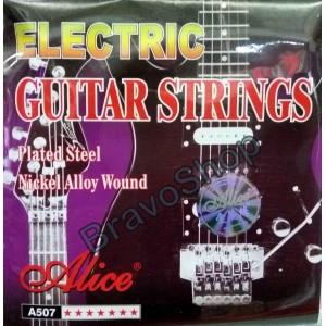 Set corzi profesionale pentru chitara electrica - Alice A507