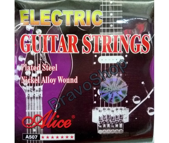 Set corzi profesionale pentru chitara electrica - Alice A507