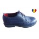 Pantofi baieti piele naturala bleumarin - cod PF17