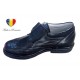 Pantofi baieti piele naturala negri - cod PF19