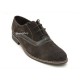 Pantofi barbati maro din piele naturale intoarsa cu suvite casual - eleganti P41M