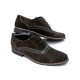 Pantofi barbati maro din piele naturale intoarsa cu suvite casual - eleganti P41M Pantofi barbati maro din piele naturale intoarsa cu suvite casual - eleganti P41M