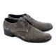 Pantofi barbati piele naturala (Intoarsa) casual si eleganti GRI - P34G
