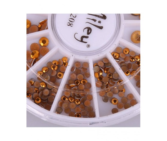 Carusel metalic gold mix pentru unghii false - manichiura J208 