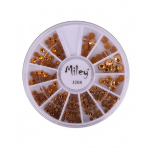 Carusel metalic gold mix pentru unghii false - manichiura J208 