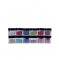 Set catifea pentru unghii 12 x 10g  Set catifea pentru unghii 12 x 10g