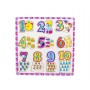 Puzzle din lemn cu cifre - Invata sa numeri  BAR220