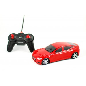 Masina de jucarie cu radio comanda 1:18 - Masinuta rosie sport pentru copilul tau