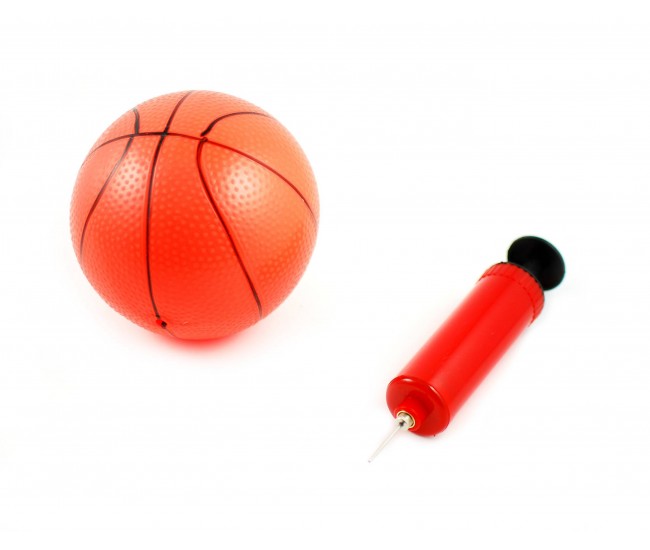 Jucarie cos de baschet pentru copii cu minge si pompa incluse (inaltime 140 cm)