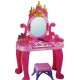Masa de infrumusetare cu scaunel si pian (12 melodii) oglinda, feon si accesorii - Super jucarie pentru fetite! Masa de infrumusetare cu scaunel si pian (12 melodii) oglinda, feon si accesorii - Super jucarie pentru fetite!