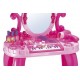 Masa de infrumusetare cu scaunel si pian (12 melodii) oglinda, feon si accesorii - Super jucarie pentru fetite! Masa de infrumusetare cu scaunel si pian (12 melodii) oglinda, feon si accesorii - Super jucarie pentru fetite!
