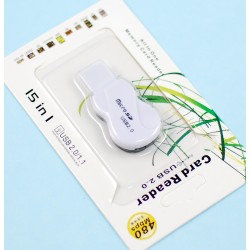 Card reader microSD 15 in 1, USB 2.0