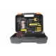  Set compresor auto cu manometru mecanic si lanterna, 12V (bricheta), 100 PSI, cu unelte,  ZEBRA - 68198