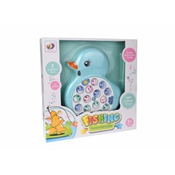 Joc competitiv pescuit, jucarie de indemanare amuzanta cu sunete, 2 undite si 15 pestisori - TT6004A