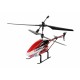 Elicopter cu telecomanda, 3.5 channel, 10 m, Lumini, Rezistenta socuri, Rosu - DH8001D1