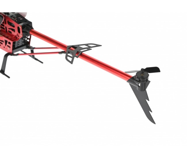 Elicopter cu telecomanda, 3.5 channel, 10 m, Lumini, Rezistenta socuri, Rosu - DH8001D1