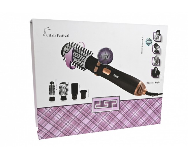 Set perie electrica, profesionala de par 4 in 1 DSP - E50001