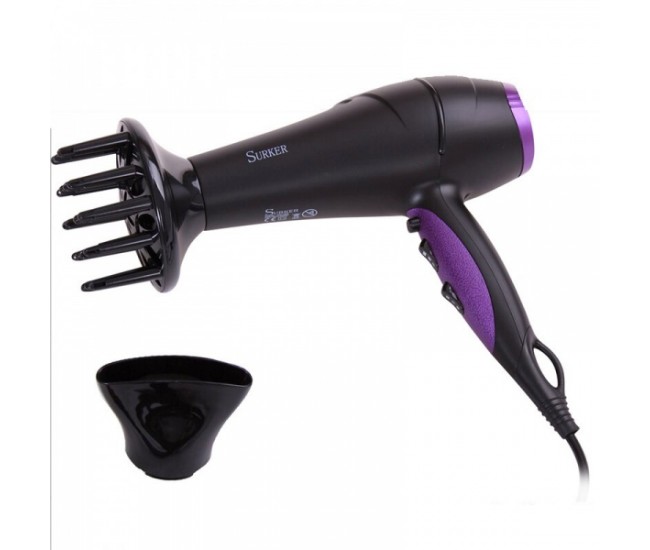 Uscator Profesional Deluxe Styler de par cu 3 trepte de temperatura si 2 viteze SURKER - DW1301 Uscator Profesional Deluxe Styler de par cu 3 trepte de temperatura si 2 viteze SURKER - DW1301