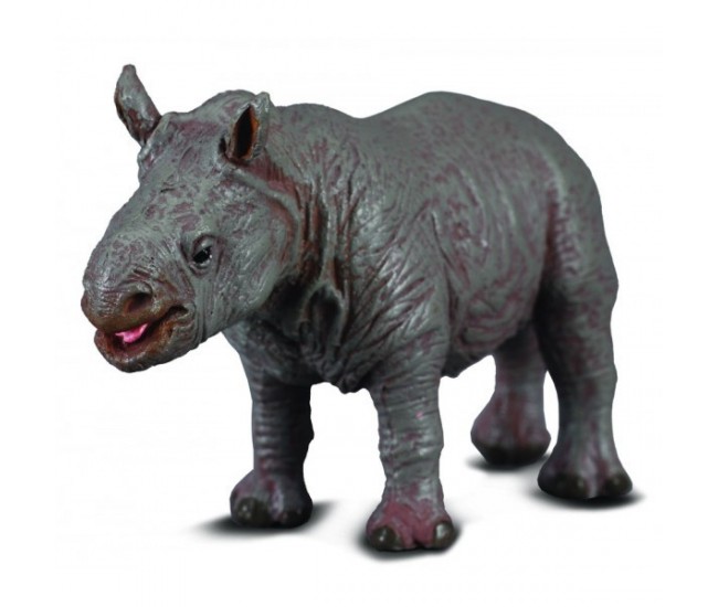 Figurina pui de rinocer alb s collecta