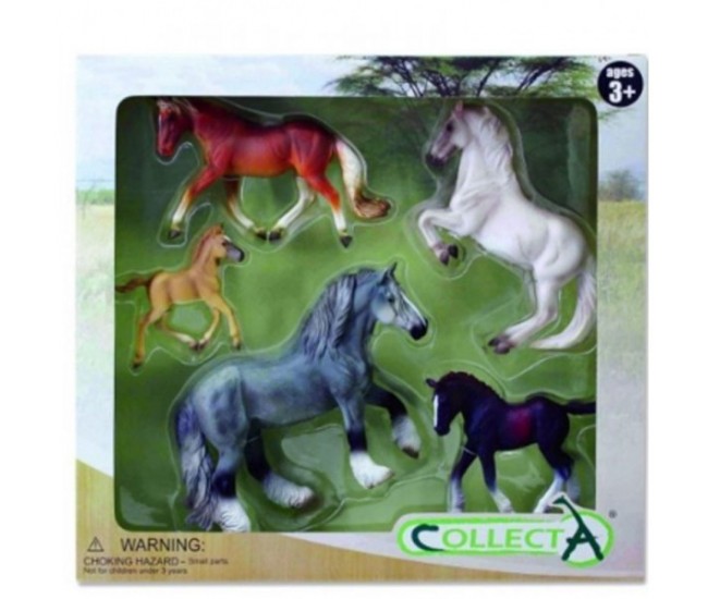 Set 5 figurine viata cailor collecta