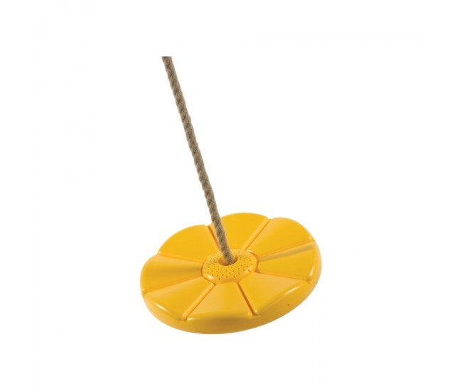 Leagan rotund din plastic pp galben