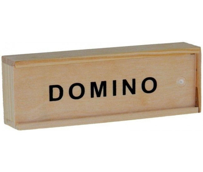 Domino mini in cutie de lemn