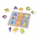 Puzzle cu piese mari pentru belelusi  melissa and doug