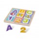 Puzzle cu piese mari pentru belelusi  melissa and doug