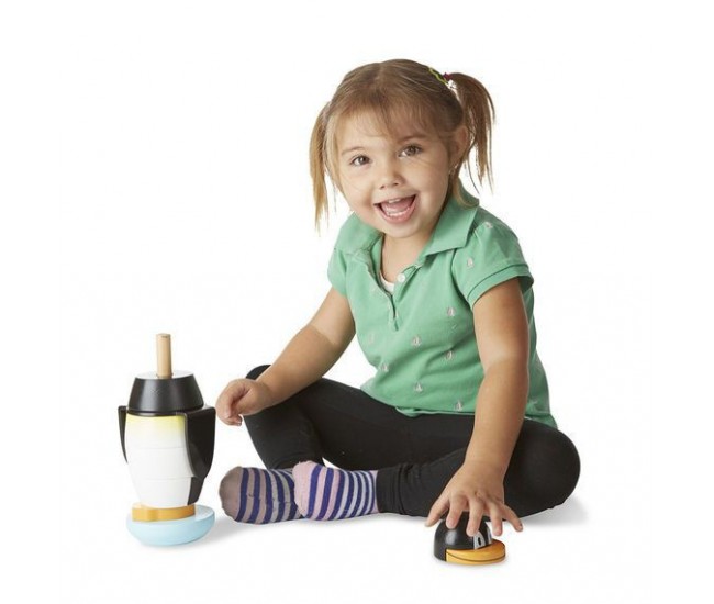 Piramida pentru motricitate pinguin - melissa and doug