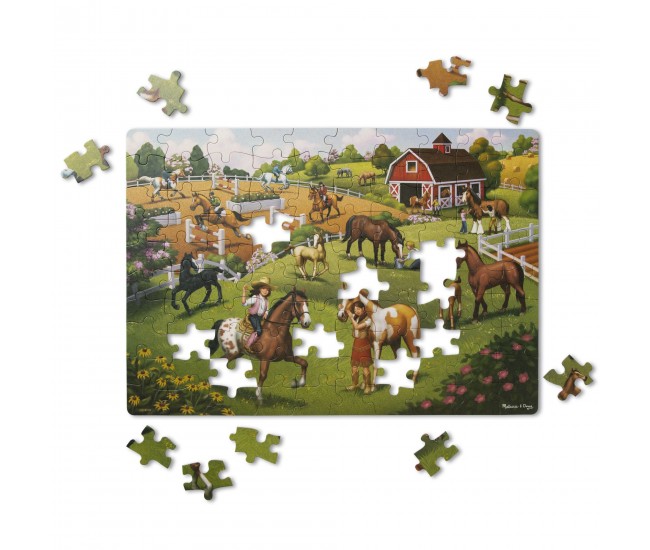 Primul meu puzzle eco din carton calutii - melissa & doug