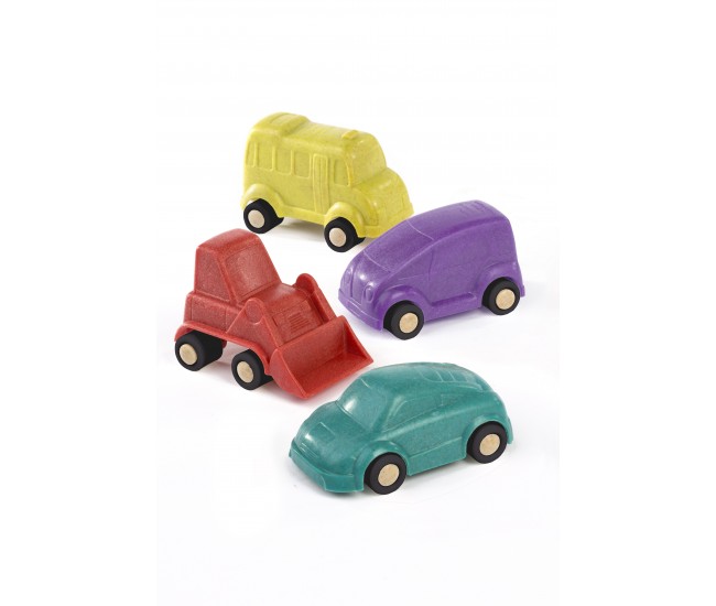 Set 4 vehicule 9 cm minimobile eco