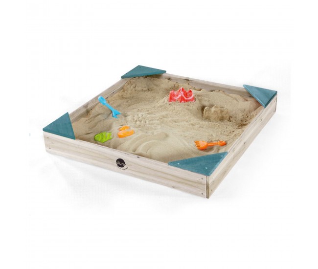 Cutie de nisip din lemn junior 90x90 plum