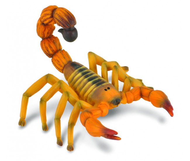 Figurina scorpion galben pictata manual m collecta
