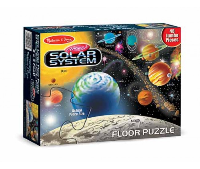 Puzzle de podea sistemul solar melissa and doug
