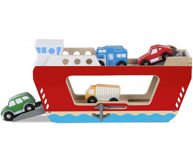 Set de joaca din lemn feribot- melissa and doug