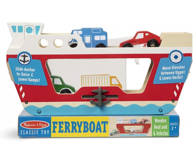 Set de joaca din lemn feribot- melissa and doug