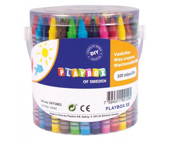Set 100 creioane colorate