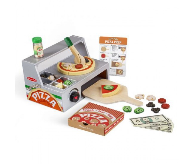 Set de joaca din lemn cuptorul de pizza - melissa and doug