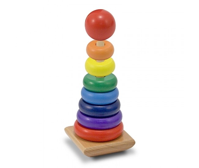 Piramida curcubeu melissa and doug