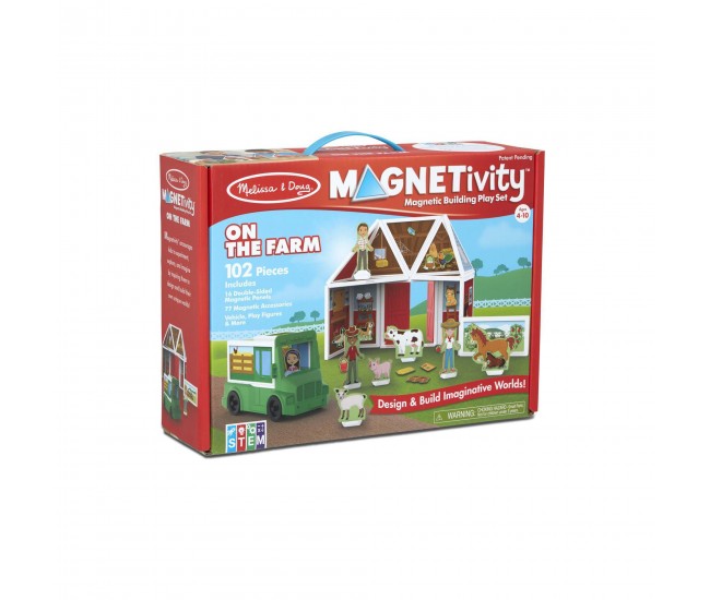 Set magnetic de joaca la ferma - melissa & doug