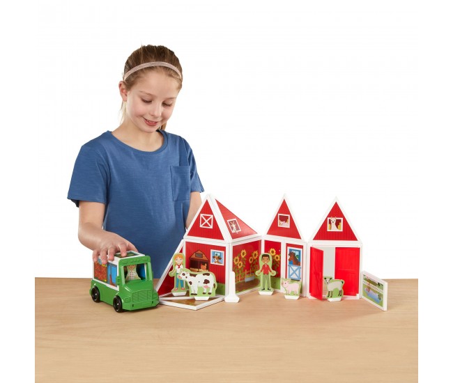 Set magnetic de joaca la ferma - melissa & doug