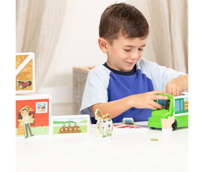 Set magnetic de joaca la ferma - melissa & doug