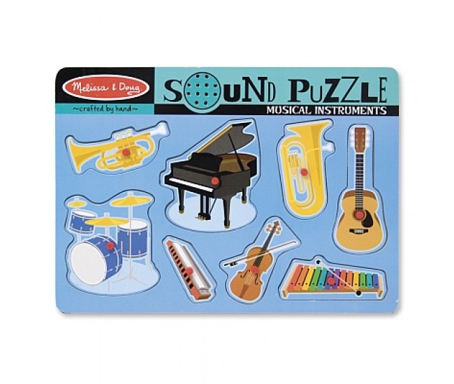 Puzzle sonor instrumente muzicale melissa and doug