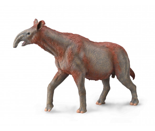 Figurina preistorica pictata manual paraceratherium