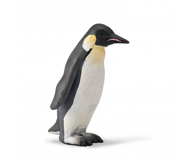 Figurina pictata manual pinguin imperial