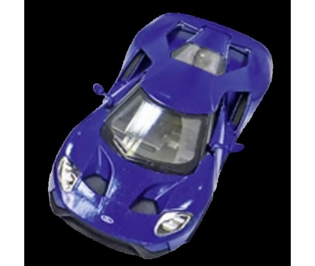 Masinuta die cast ford gt 2017, scara 1:38, 12.5 cm, albastra